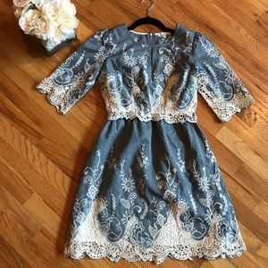 Beautiful blue dress from Spool 72